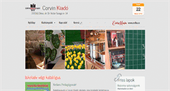 Desktop Screenshot of corvinkiado.ro